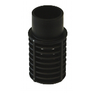 Tillhörande filter som man kan fylla med P10 eller annat. Bygger 45mm i hörd över botten.