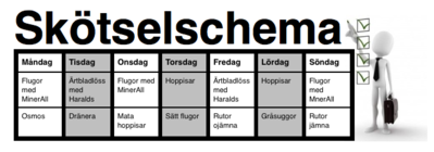 Skötselschema